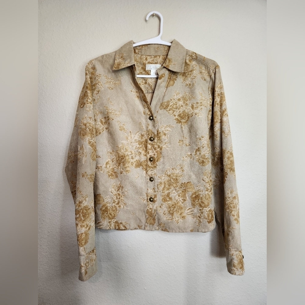 Christopher & Banks Floral Shacket Size Small